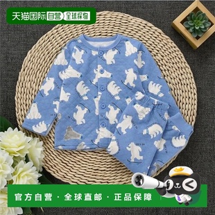 1h可退 日本直邮官方授权 BREEZE 男童夹棉开襟睡衣 日本童装