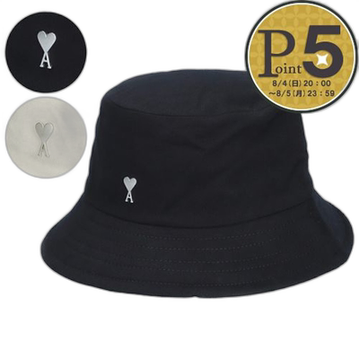 日本直邮AMI PARIS 铆钉水桶帽 帽子 AMI DE COEUR UHA241 AW0041