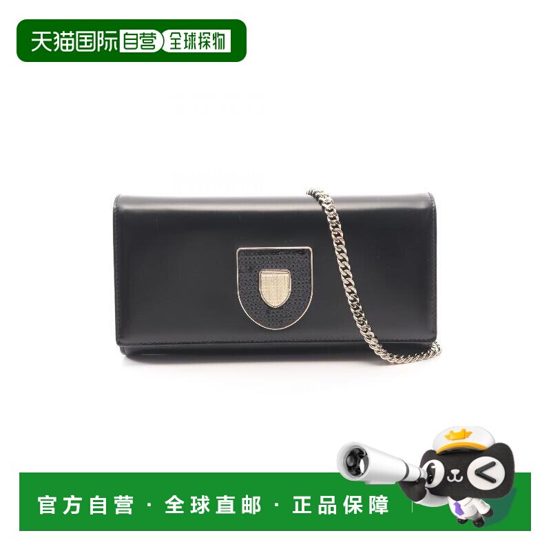 日本直邮中古二奢Dior迪奥女包A级95新chain walletWOC链条钱包牛图片