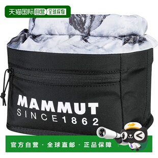 【日本直邮】猛犸象 攀岩滑石粉收纳包 带防尘卷盖黑色2050-00280