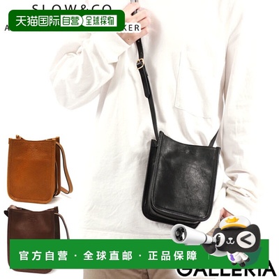 日本直邮 SLOW bono方形单肩包S包迷你单肩包斜挎方形立式轻质皮8