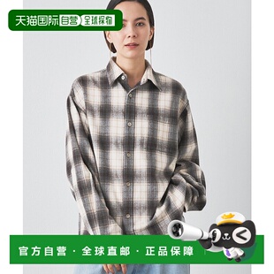 宽松复古格纹衬衫 1h可退 女装 Gazette 日本制造 日本直邮Whim