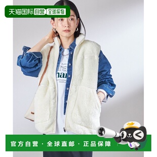 Champion 摩毛背心 女士 加长剪裁 可机 舒适保暖 日本直邮冠军