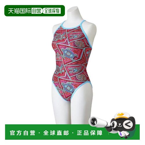 日本直邮MIZUNO 美津浓女士竞泳泳衣 EXERSUITS 中长款 N2MAD7686
