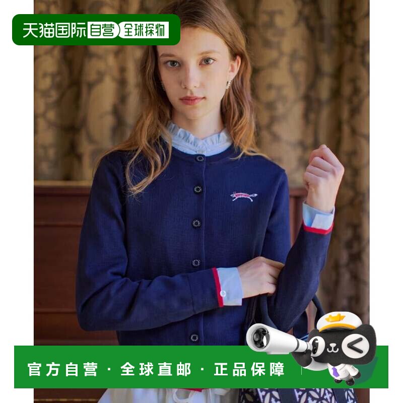 日本直邮DRESSTERIOR 杰尼亚羊毛羊绒混纺海军蓝外套