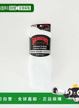 1h可退 日本直邮RAILROAD SOCK 男士三双装 工装中筒袜 RSS106030