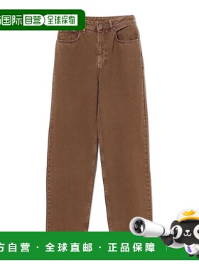 1h可退 日本直邮KSUBI 女装 高腰直筒休闲裤 61210407332直筒裤