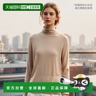 1h可退 日本直邮Extreme Cashmere 女士长袖高领羊绒衫 641503441