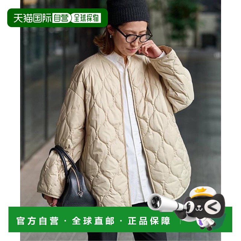 1h可退 日本直邮FRAMeWORK ≪≫2WAY菱格绗缝夹克大衣围巾