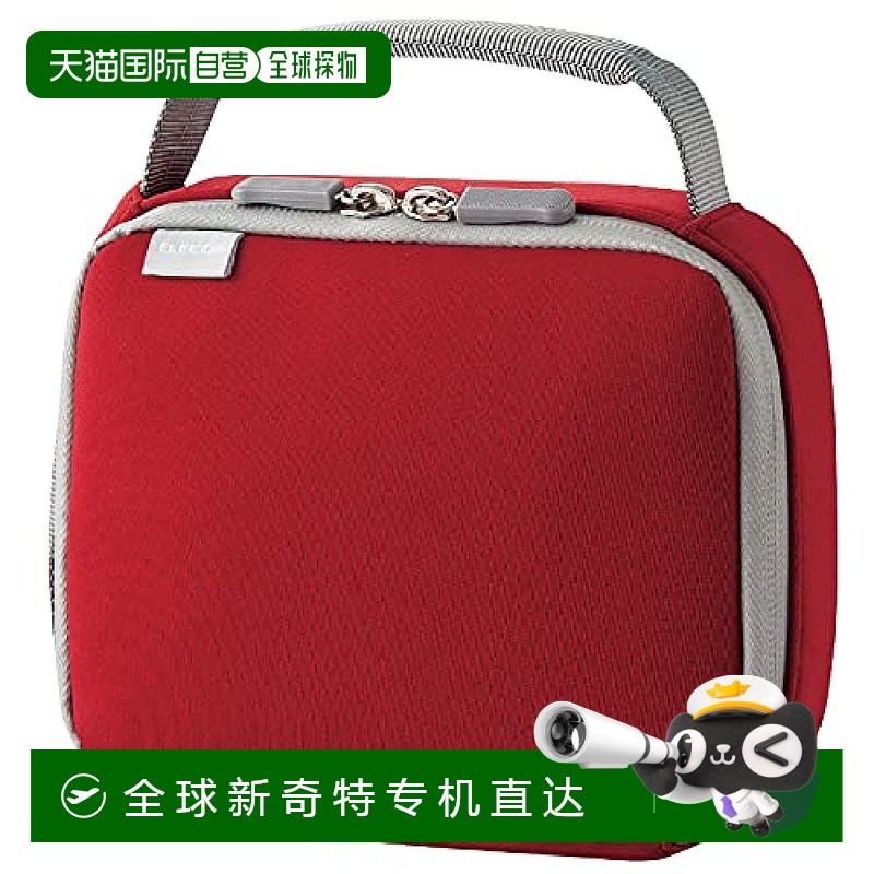 【日本直邮】宜丽客ELECOM防水手提工具袋 收纳袋 附登山扣 红色