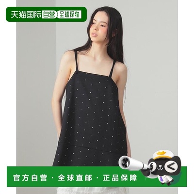 1h可退 日本直邮Ray BEAMS 圆点印花迷你吊带连衣裙气质内搭羊毛