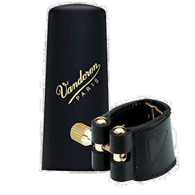 【日本直邮】Vandoren次中音萨克斯卡子 皮制 附塑料保护套LC28P