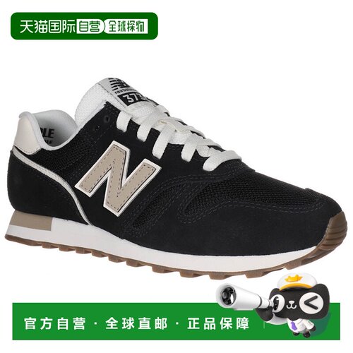 日本直邮New Balance 373 W37330SB 女士经典低帮休闲运动鞋 黑色