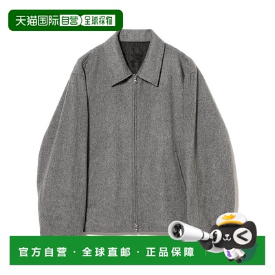 1h可退 日本直邮ssstein 男装 乌尔卡什米亚混纺 拉链短款夹克 ST