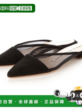 日本直邮FABIO RUSCONI 系带穆勒鞋 [FA933BW021948] 一脚蹬黑色