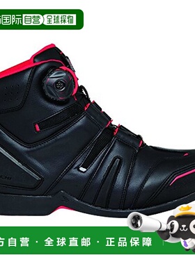 【日本直邮】RS TAICHI摩托车骑行鞋 黑色/红色 24.0cm