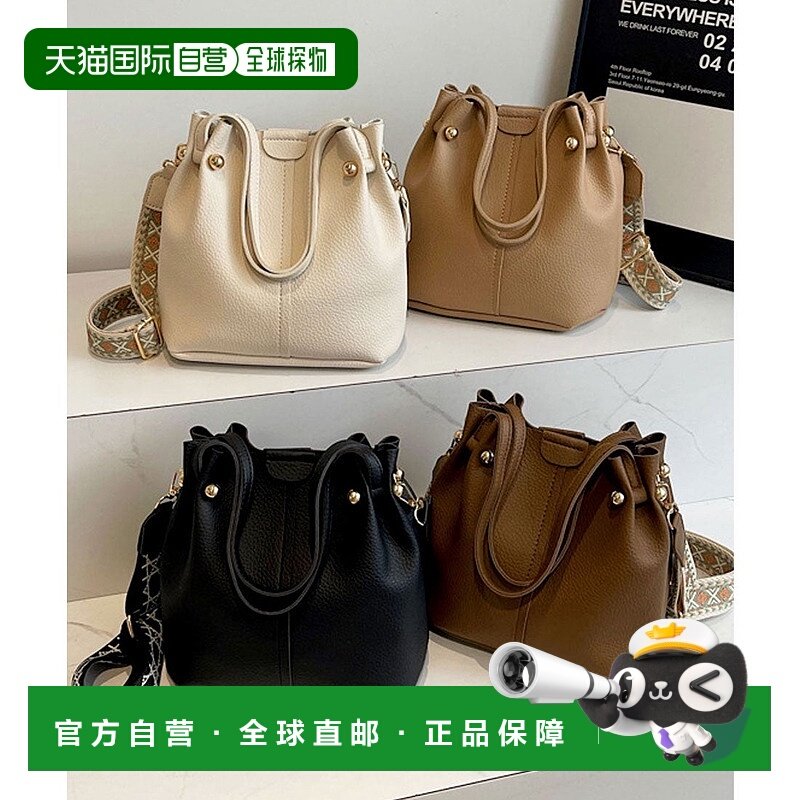 日本直邮florge 2WAY皮革质感搭扣设计手拿包/肩背包 FL8218AW010