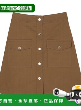 日本直邮Celine 女士棕色半身裙 rj04s 0668 04db JUPE COURTE PO