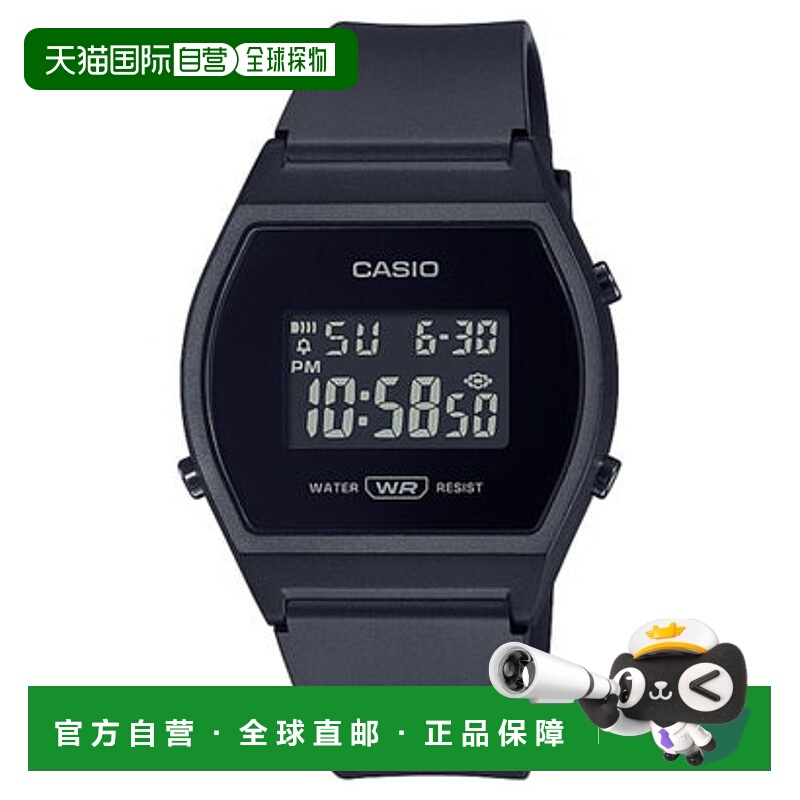 日本直邮CASIO CLASSIC 卡西欧手表LW-204-1BJF 黑色