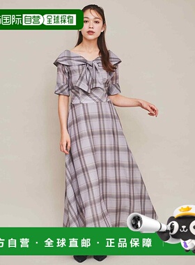 日本直邮31 Sons de mode 休闲风薄纱格纹连衣裙 [315060EW15134]