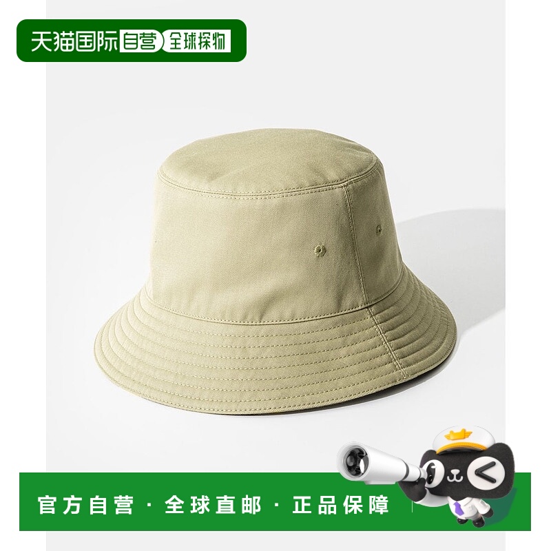 日本直邮 CHECK LINED BUCKET 男士女士可两面穿棉混纺水桶帽 [80