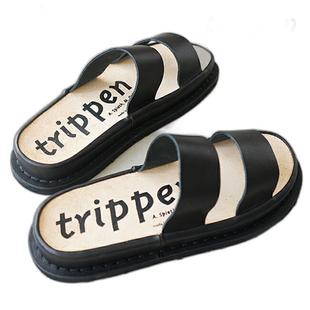 日本直邮[LEHMANN-WAW231]trippen LEHMANN 双带凉鞋/牛皮