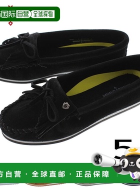 日本直邮Minnetonka 莫卡辛鞋 KILTY PLUS 黑色 (4300) 灰色 (430