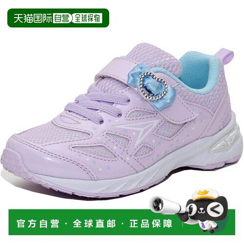 【日本直邮】瞬足 女童运动鞋 轻量 LEC 6440 薰衣草紫/浅蓝色