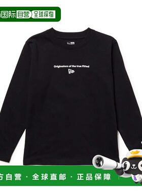 日本直邮NEW ERA 儿童长袖纯棉T恤 Circle OOTTF [14693883]