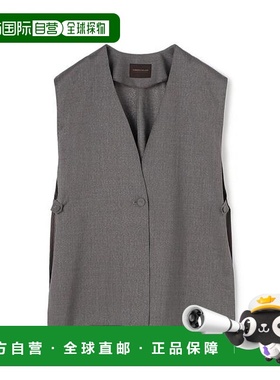 1h可退 日本直邮TOMORROWLAND 亮片灰色V领马甲外套