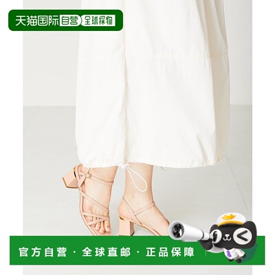 日本直邮Oriental Traffic 窄带金属线凉鞋 [41208 OR526BW002916