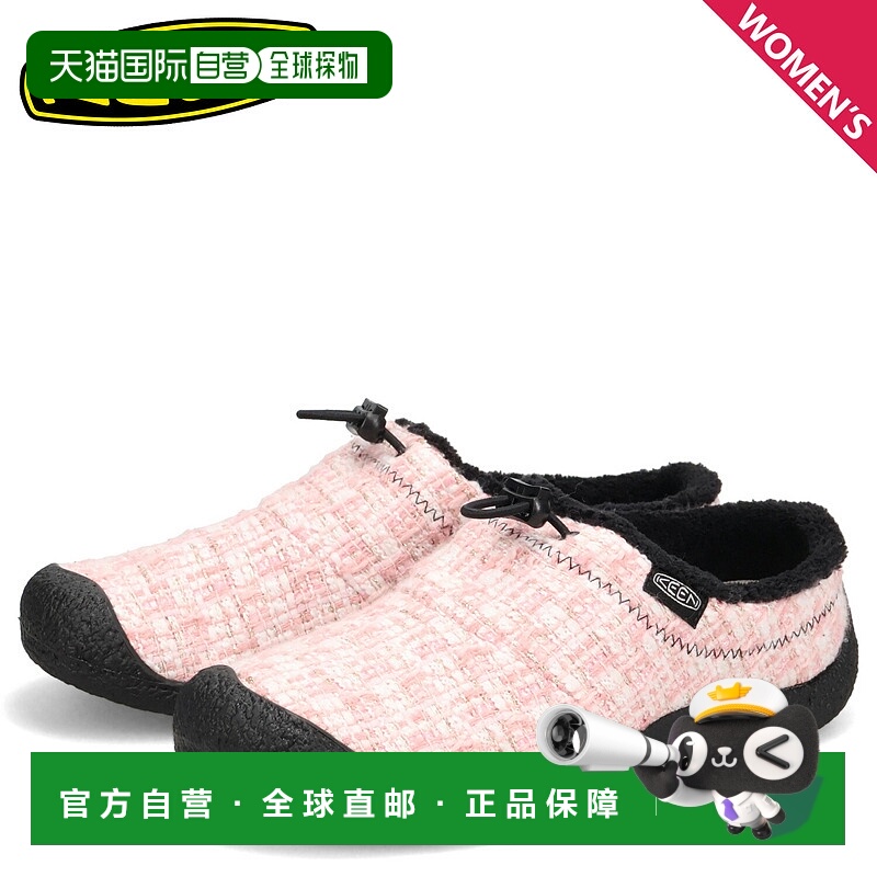 日本直邮KEEN 女士 HOWSER III SLIDE 一脚蹬运动鞋轻便保暖粉色1