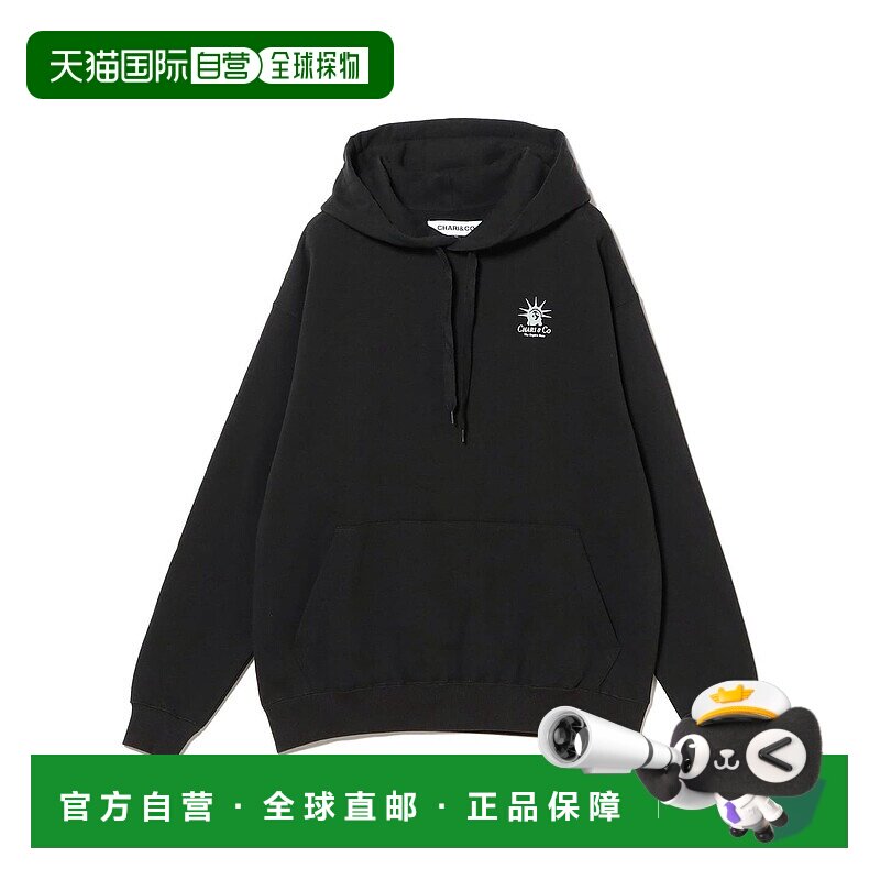 1h可退 日本直邮CHARI&CO 男装 NY纪念图案连帽卫衣 半起绒舒适面