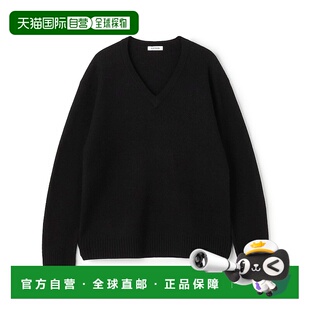 1h可退 日本直邮EDITION 男装 宽松版型 V领套头毛衣 羊毛 510254