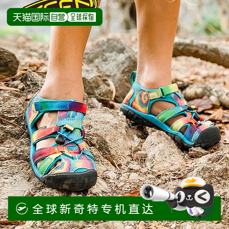 日潮跑腿keen科恩SEACAMP II CNX儿童户外休闲运动凉鞋护趾溯溪鞋