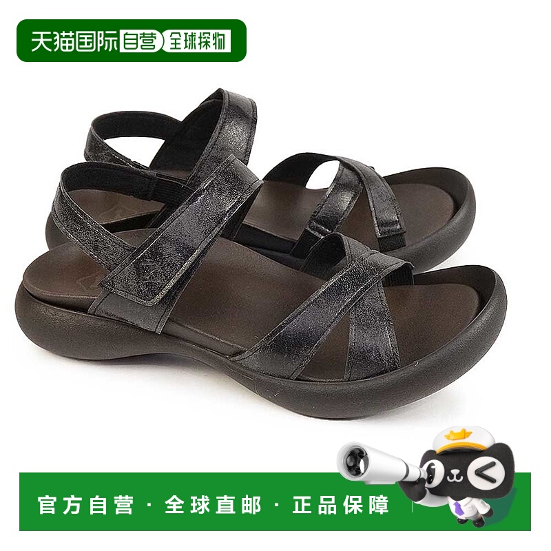 日本直邮Regetta 独木舟凉鞋女士 CJFD5372 仿旧复古厚底带背带魔