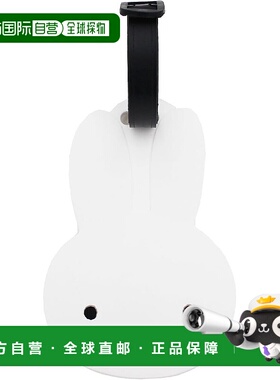 【日本直邮】HAPITAS 包包名字挂牌 米菲脸白色牌 适用于手提箱等