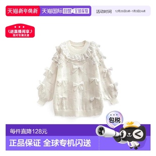 pa033 蕾丝缎带荷叶边针织上衣 日本直邮日潮 GRL