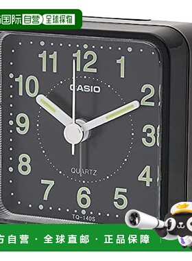 日本直邮【日本直邮】卡西欧 台钟 石英座钟 黑色 TQ-140S-1JF