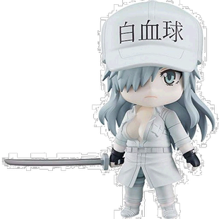 【日本直邮】Gsc粘土人可动手办 工作细胞BLACK 白血球[1196]