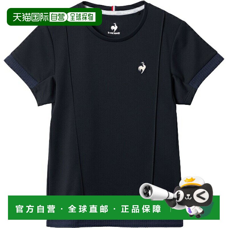 日本直邮Le coq sportif 女士短袖网球衫 (LN5FHT21L-NV00)