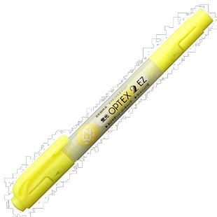 【日本直邮】ZEBRA斑马牌书写工具荧光笔OPTEX2 EZ黄色10支装