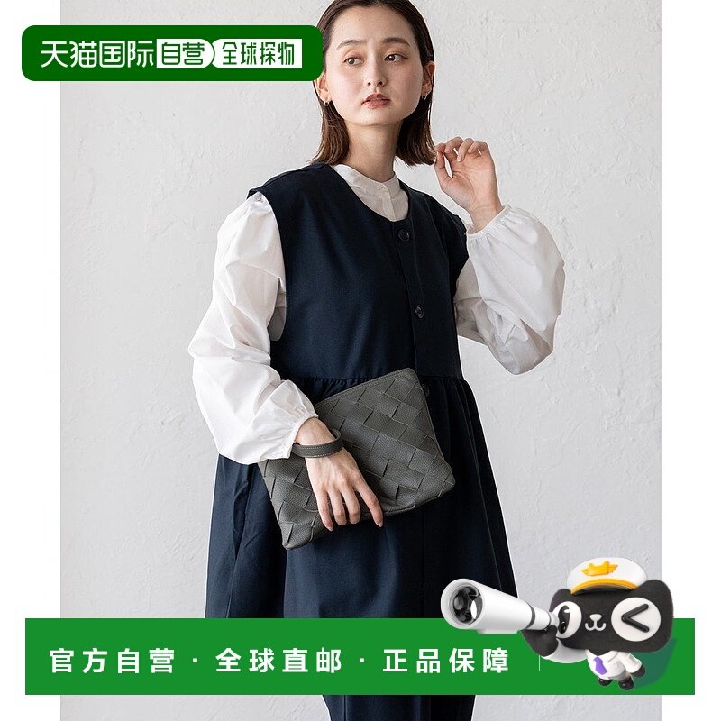 日本直邮VitaFelice 天然牛皮革2way网眼手拿包 [V04517AW006594]