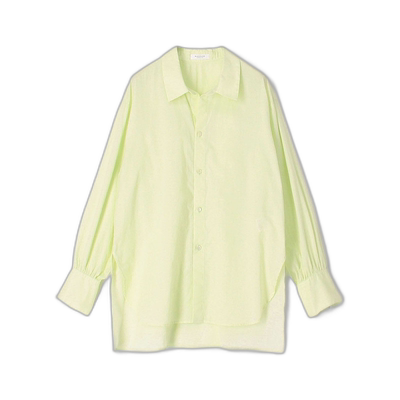 1h可退 日本直邮MACPHEE 女士清新光泽开领衬衫 12014101714通勤