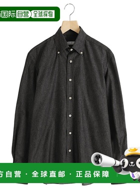 1h可退 日本直邮ERRICO FORMICOLA 男士经典款牛仔衬衫 1133574