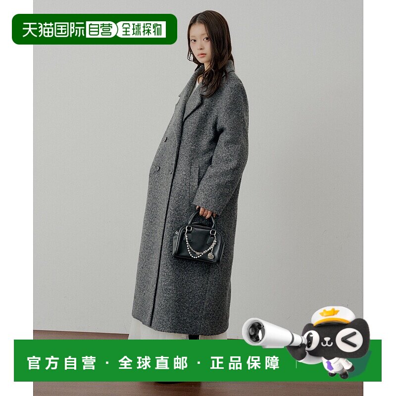 1h可退 日本直邮Chico 女装 宽松版型 长款切斯特外套 半身拉链设