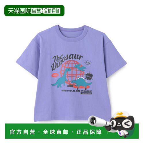 1h可退 日本直邮and D. petit main 儿童 纯棉半袖T恤 365D趣味插