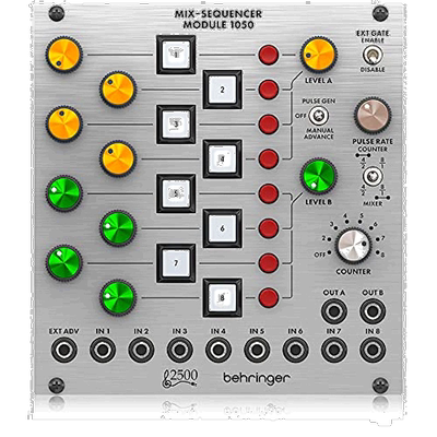 【日本直邮】Behringer百灵达 合成器 MIX-SEQUENCER 1050 银色