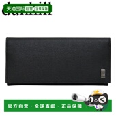 日本直邮Dunhill 青铜色男 Sidecar黑色 皮革长款 钱包制品Dunhill