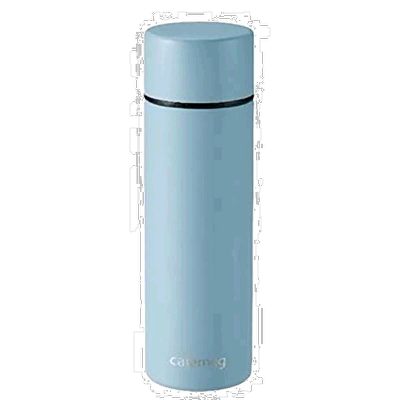 日本直邮PEARL METAL cafe mug细保温杯120ml 雾蓝色 HB-5331